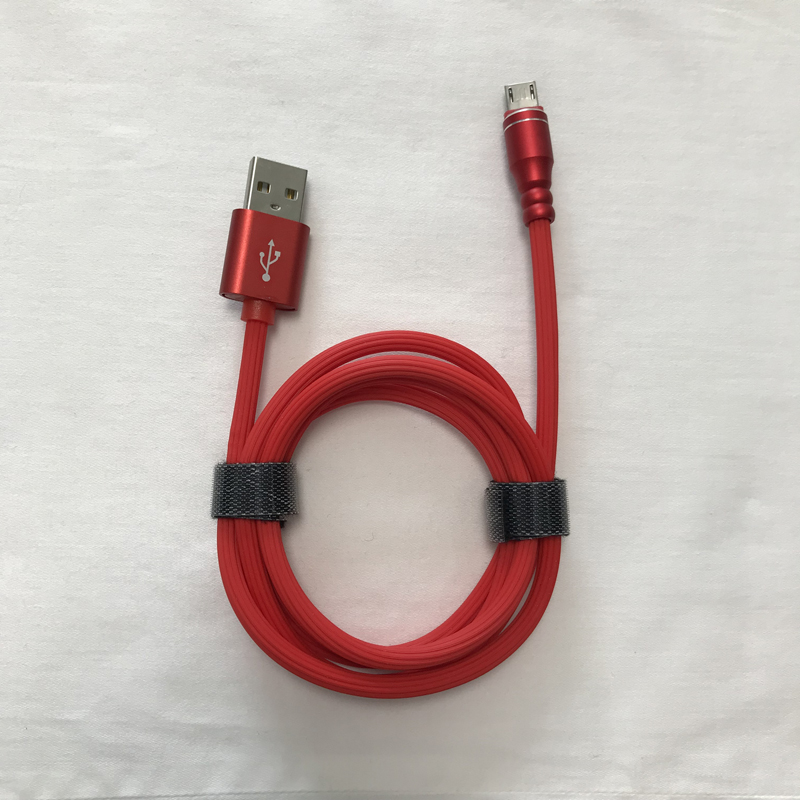 Cabo USB TPE para micro USB, Tipo C, carregamento de relâmpago no iPhone e sincronização